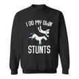 I Do My Own Stunts Get Well Funny Horse Riders Animal Sweatshirt