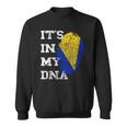 Its In My Dna Bosnia Herzegovina Genetik Bosnian Roots Sweatshirt