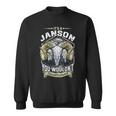 Janson Name Shirt Janson Family Name V4 Sweatshirt