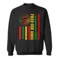 Juneteenth African Flag Free Ish Since 1865 Black Pride Sweatshirt