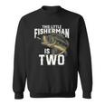 Kids 2 Years Old Fishing Birthday Party Fisherman 2Nd Gift For Boy Sweatshirt