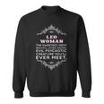 Leo Woman The Sweetest Most Beautiful Loving Amazing Sweatshirt
