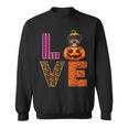 Love Rottweiler Halloween Costume Funny Dog Lover Sweatshirt