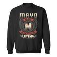 Mayo Blood Run Through My Veins Name V2 Sweatshirt