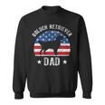 Mens American Flag Golden Retriever Dad 4Th Of July Fathers Day Sweatshirt