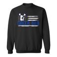 Mens American Us Flag Cheer Dad For Men Funny Fathers Day Sweatshirt