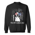 Mens Boston Terrier Dad American Flag 4Th Of July Dog Fathers Day Sweatshirt