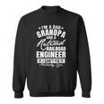 Mens Dad Grandpa And A Retired Railroad Engineer Fathers Day Sweatshirt