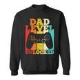 Mens Pregnancy Announcement Dad Level Unlocked Soon To Be Father V2 Sweatshirt