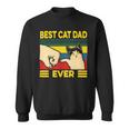 Mens Vintage Best Cat Dad Ever Bump Fit 240 Shirt Sweatshirt