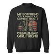 My Boyfriend Wears Combat Boots Proud Military Girlfriend T-Shirt Sweatshirt