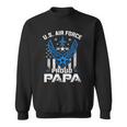 Proud Papa Us Air Force American Flag - Usaf Sweatshirt