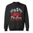 Race Car Birthday Party Racing Family Uncle Pit Crew Sweatshirt