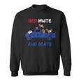 Red White And Goats 4Th Of July 2022 Sweatshirt Red White And Goats 4Th Of July 2022 Sweatshirt