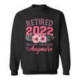 Retired 2022 Retirement Gifts For Women 2022 Cute Pink Sweatshirt