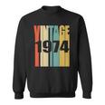 Retro Vintage 1974 48 Yrs Old Bday 1974 48Th Birthday Sweatshirt