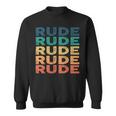 Rude Name Shirt Rude Family Name Sweatshirt