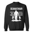 Seanathair Grandpa Gift Seanathair Best Friend Best Partner In Crime Sweatshirt