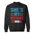 Shes My Firecracker His And Hers 4Th July Couples Sweatshirt