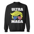 Ultra Maga Joe Biden Pro Trump Gift Sweatshirt