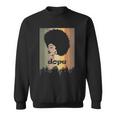 Unapologetically Dope Vintage Retro Black History Month Sweatshirt