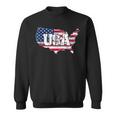 Usa American Flag United States Of America 4Th Of July Sweatshirt