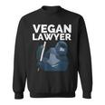 Vegan Lawyer Funny Cute Gorilla Plant-Based Sweatshirt