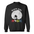 Vintage African Afro Black Girl Magic Pride Melanin Woman Sweatshirt