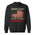 Vintage Old Bidenflation The Cost Of Voting Stupid 4Th July Sweatshirt