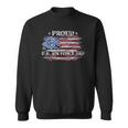 Vintage Usa American Flag Proud Air Force Veteran Dad Funny V2 Sweatshirt