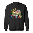 Wild About 2Nd Second Grade Teacher Student Back To School Sweatshirt