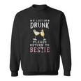 Womens If Lost Or Drunk Please Return To Bestie Matching Sweatshirt