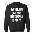 Womens Mom Of The Birthday Astronaut Boy And Girl Space Theme Sweatshirt