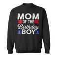 Womens Mom Of The Birthday Boy Birthday Boy Sweatshirt