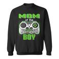 Womens Mom Of The Birthday Boy Video Game B-Day Top Gamer Party Sweatshirt