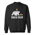 Womens Vintage Mama Bear Pride Mother Teens Mom Lesbian Gay Lgbtq Sweatshirt