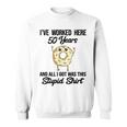 50 Year Co-Worker Fifty Years Of Service Work Anniversary Sweatshirt