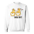 Corgi Set Sticker Design Funny Corgi Set Stickers Sweatshirt