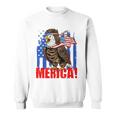 Eagle American Flag Usa Flag Mullet Eagle 4Th Of July Merica Sweatshirt