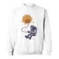 Funny Astronaut Monkey Blowing Sun V2 Sweatshirt