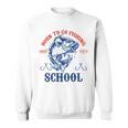 Funny Born To Go Fishing Bass Fish Fisherman Boys Kids Sweatshirt