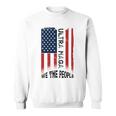 Funny Ultra Maga Vintage American Flag Ultramaga Retro Sweatshirt