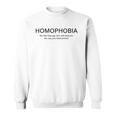 Homophobia Feminist Women Men Lgbtq Gay Ally Sweatshirt