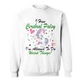 I Have Cerebral Palsy Im Allowed To Do Weird Things Unicorn Green Ribbon Cerebral Palsy Cerebral Palsy Awareness Sweatshirt