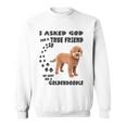 Mini Goldendoodle Quote Mom Doodle Dad Art Cute Groodle Dog Sweatshirt