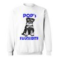 Miniature Schnauzer At Home Pops Favourite Multi Tasking Dog Sweatshirt