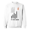 Official To The Moon Distressed Us Flag Stock Market Amc Gme Investor Cryptocurrency Investor Funny Sweatshirt