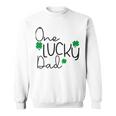 One Lucky Dad Funny St Patrick Day Sweatshirt