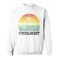 Penny Farthing Cycologist Funny Vintage Biking Cyclogist Cyclist Cycling Road Bike Mtb Sweatshirt