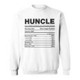 Premium Huncle Like A Regular Uncle But Way More Good Looking Nutrition Chart Sweatshirt